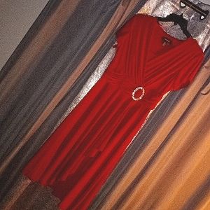 Red bridesmaid dress , cocktail dress